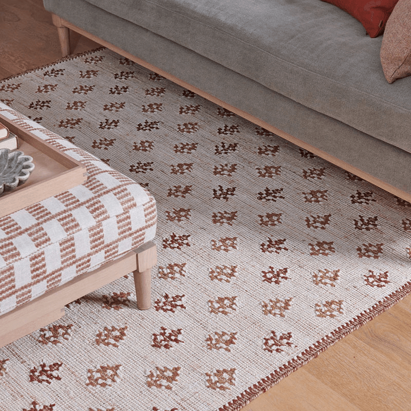 Rona Rug, Burnt Sienna