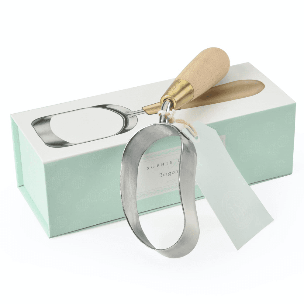 Boxed Ergo Hoe, Silver/Natural/Brass