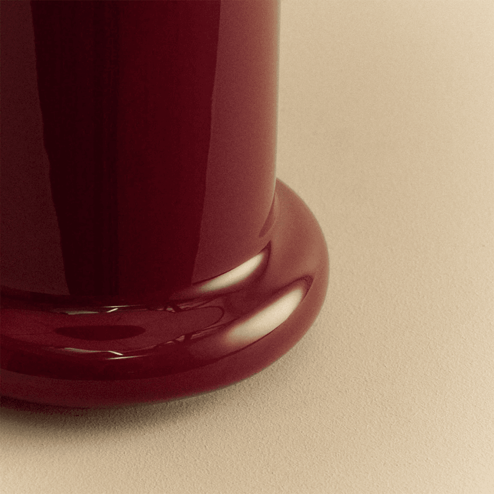 Heath Table Lamp, Port Red