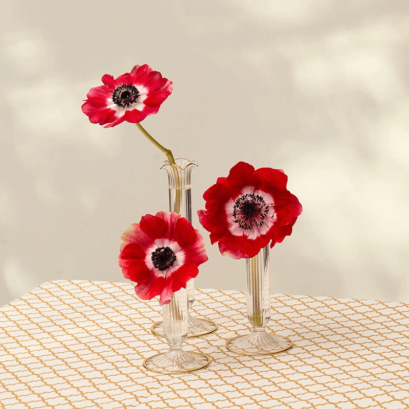 Single Stem Set of 3 Bud Vases