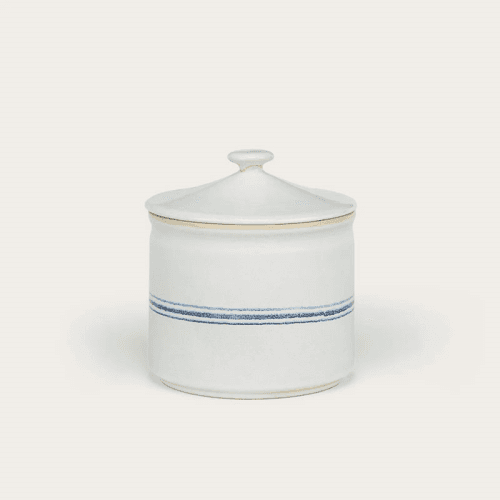 Image showing the Melbury Large Storage Jar, Blue product.
