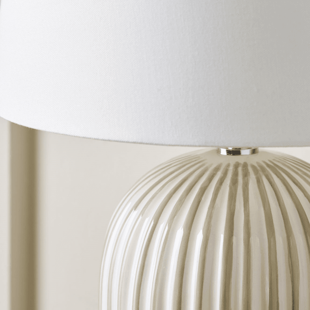 Cannes Stripe Ceramic Table Lamp