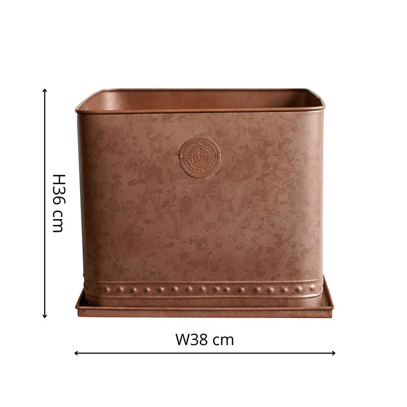 Kew Temperate House Regency Outdoor Planter, Copper