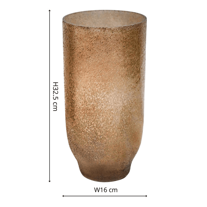 Opulent Tall Vase, Gold