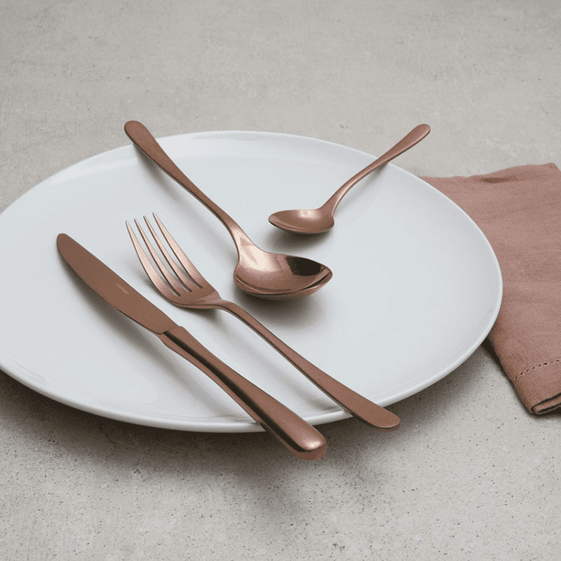 Taste 24 Piece Cutlery Set, Vintage Copper