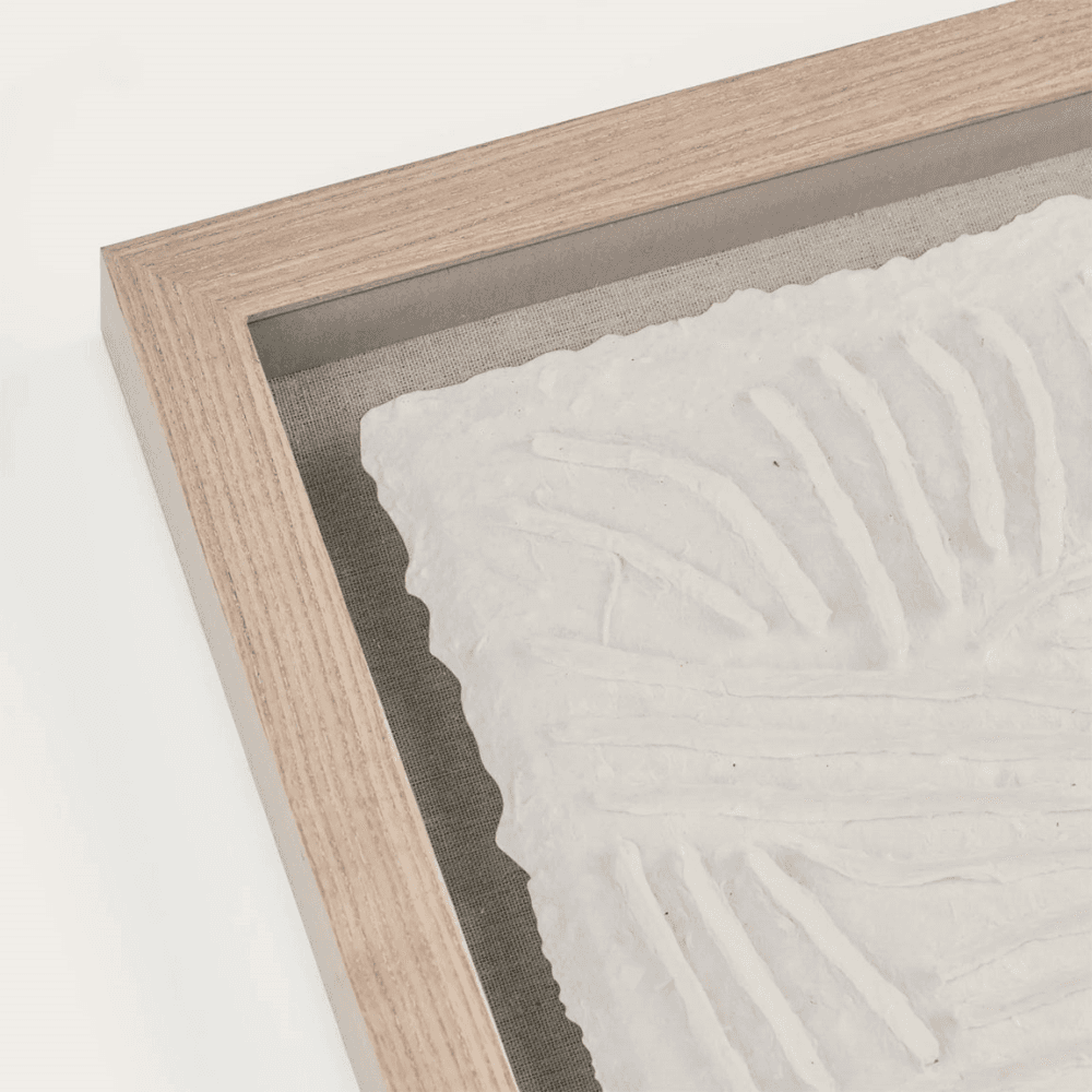 Kemsley Square Paper Wall Art, Off White