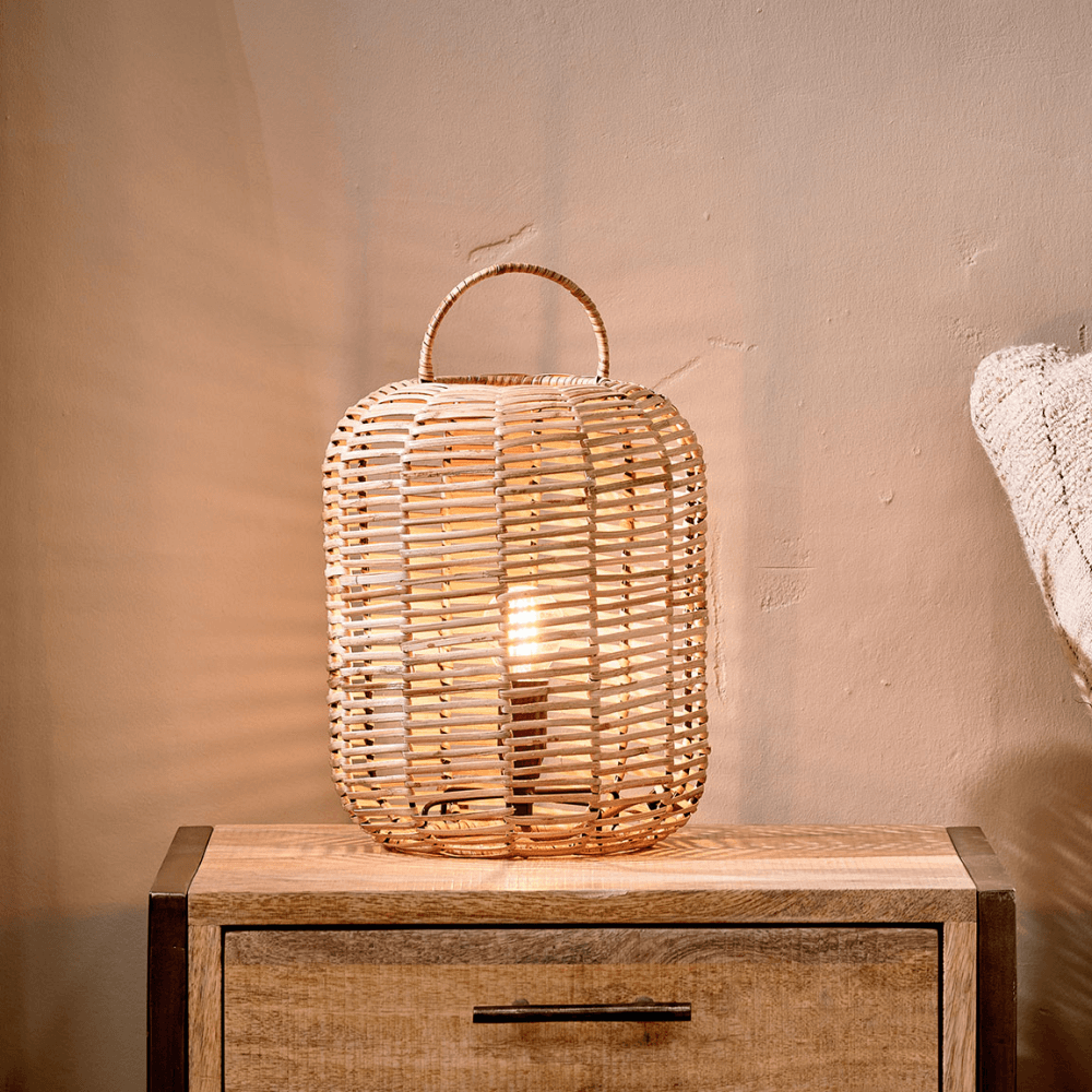 Noko Wicker Lamp, Natural
