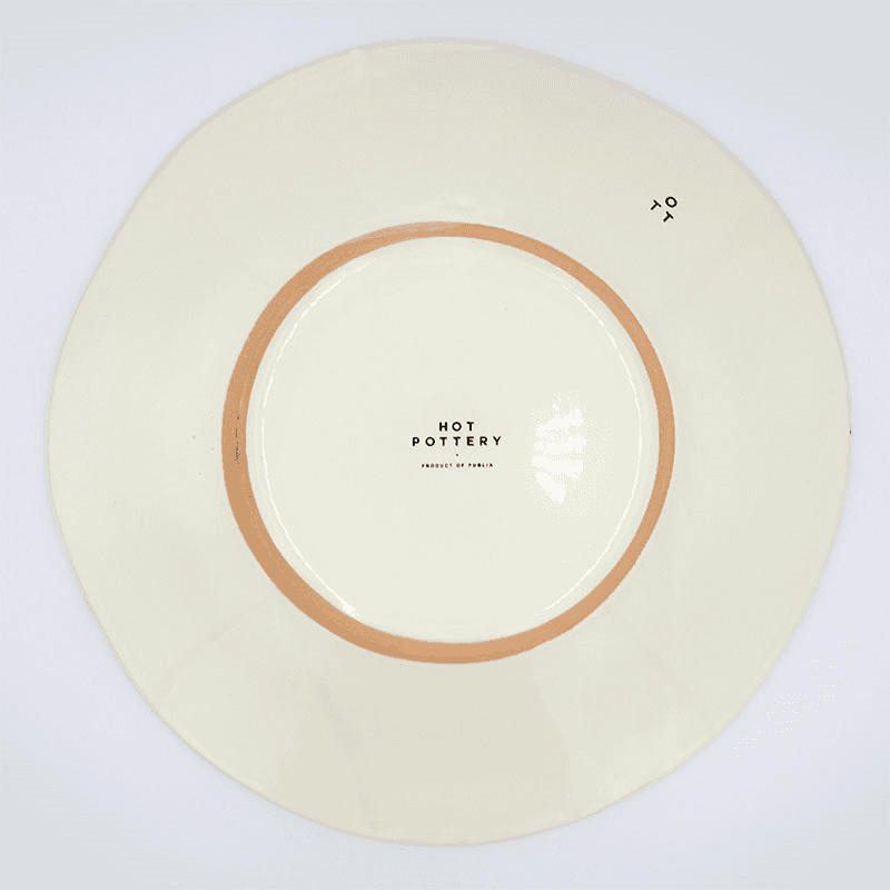 Splatter Shallow Serving Bowl