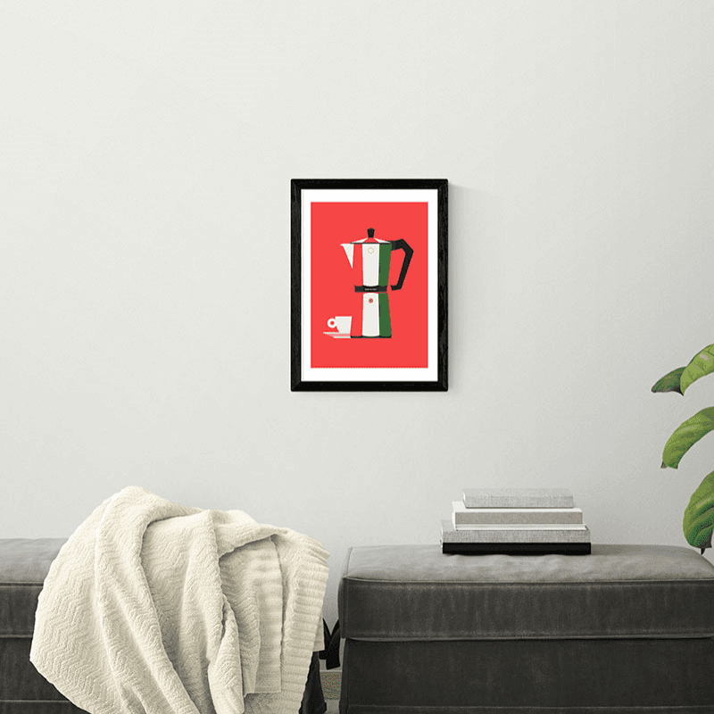 Bo Lundberg Made in Italy Print, Black Frame