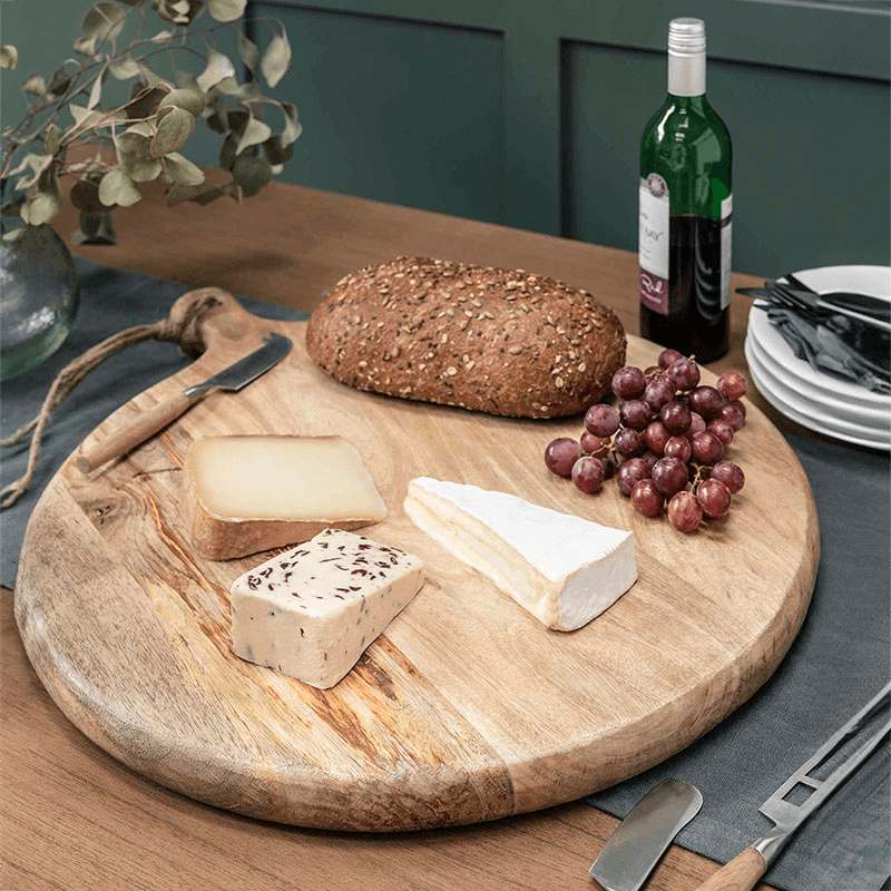 Midford Round Serving Board, Natural