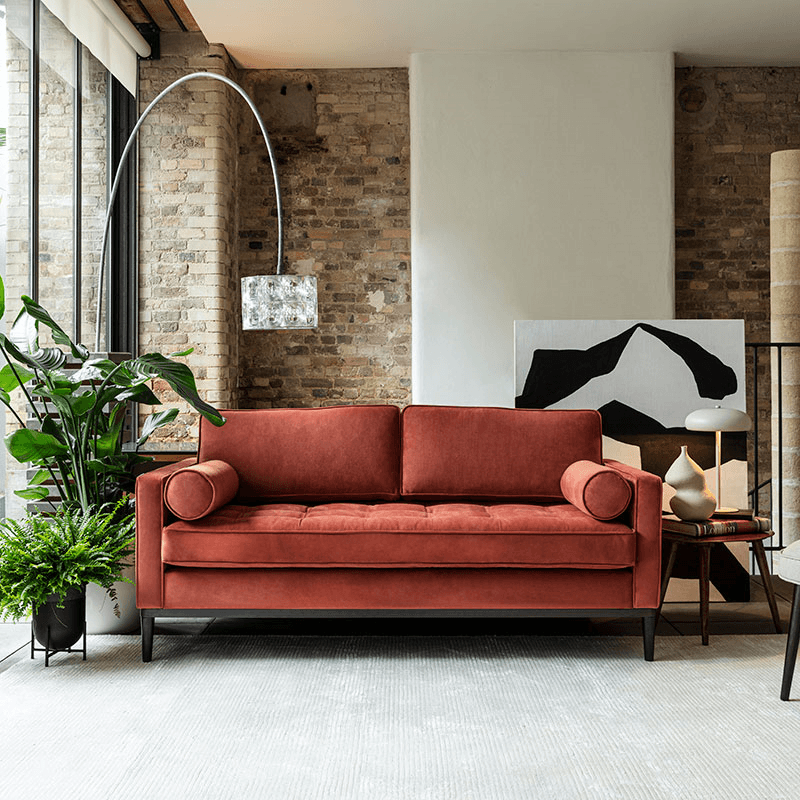 Model 02 Velvet Sofa