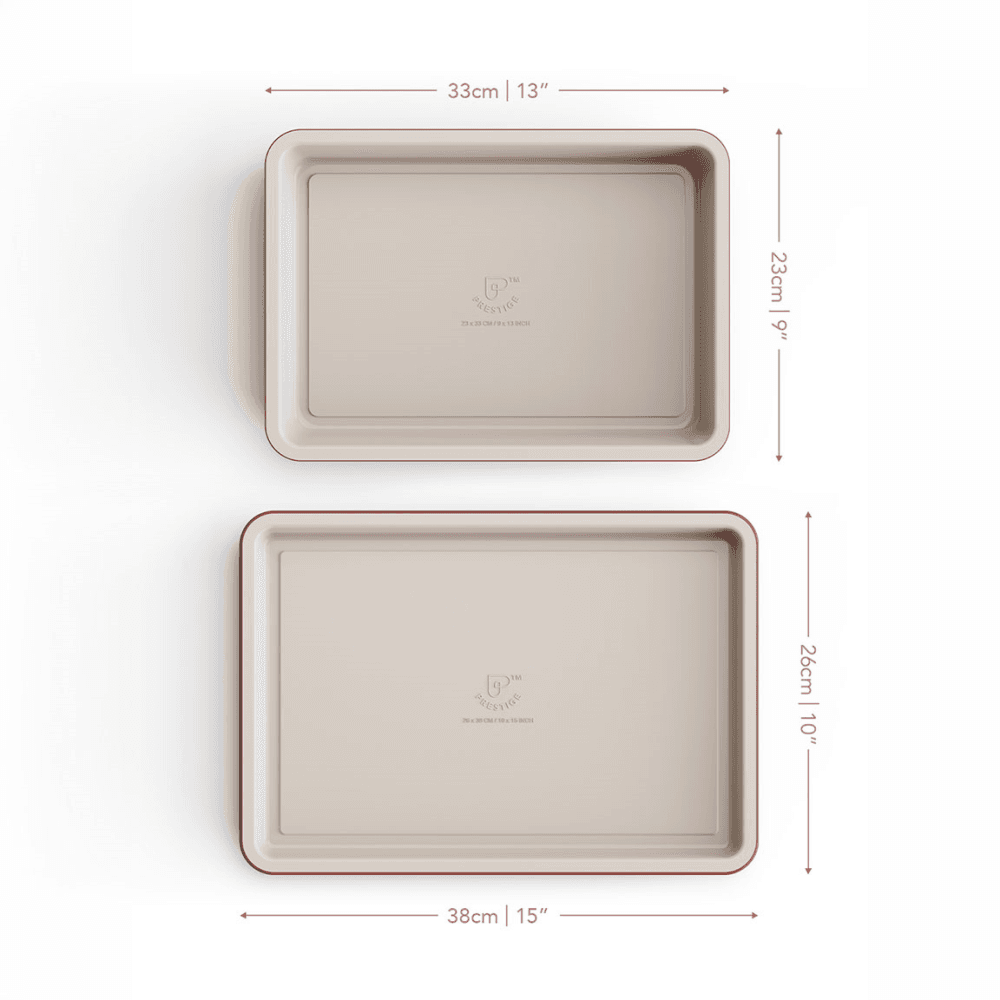 Ceramic 2 Piece Roast & Bake Set
