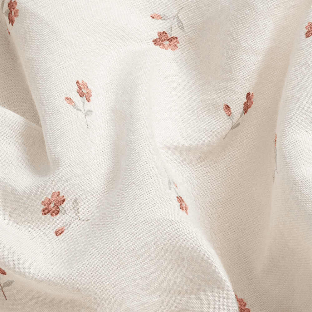 Posy Bud Linen Blend Duvet Cover