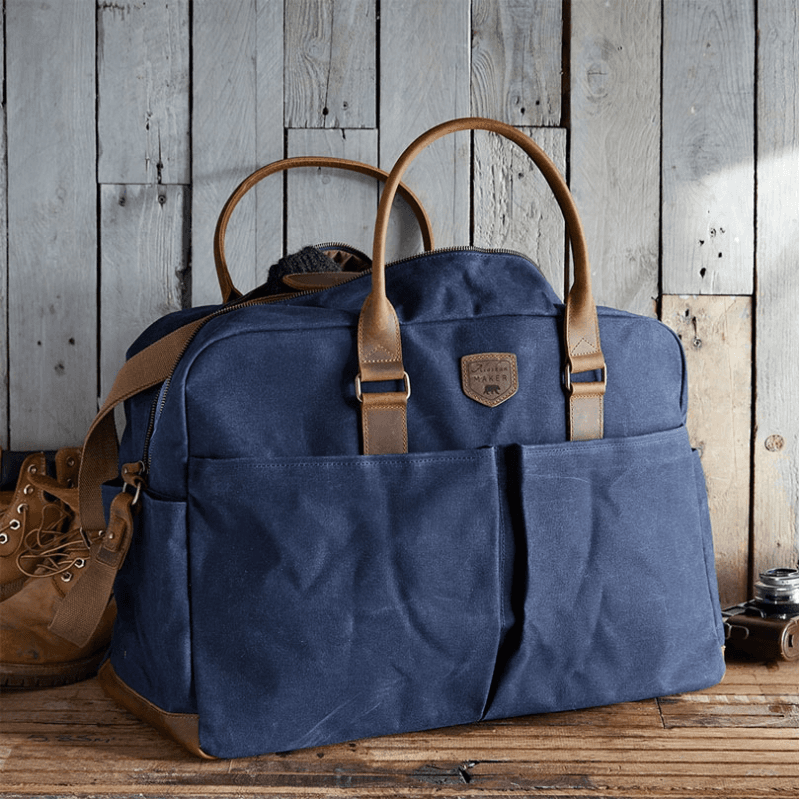 Waxed Canvas Weekend Bag