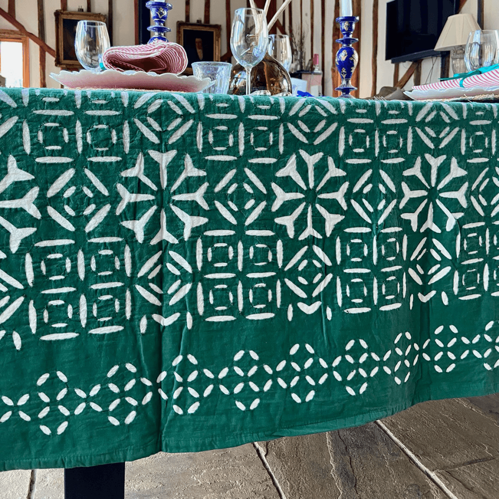 Malaika Applique Tablecloth