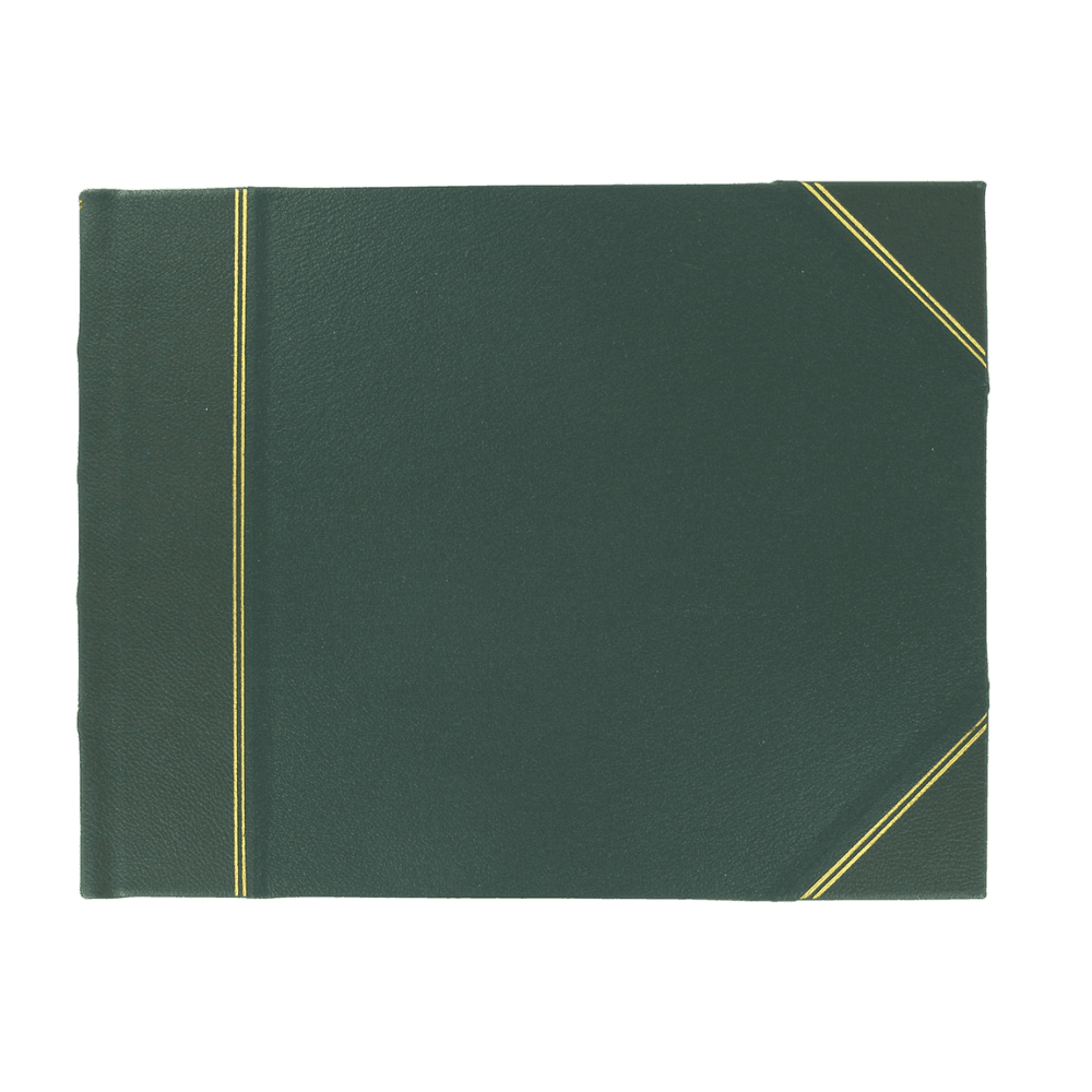 Original Landscape Lined Visitors Book, Original Green