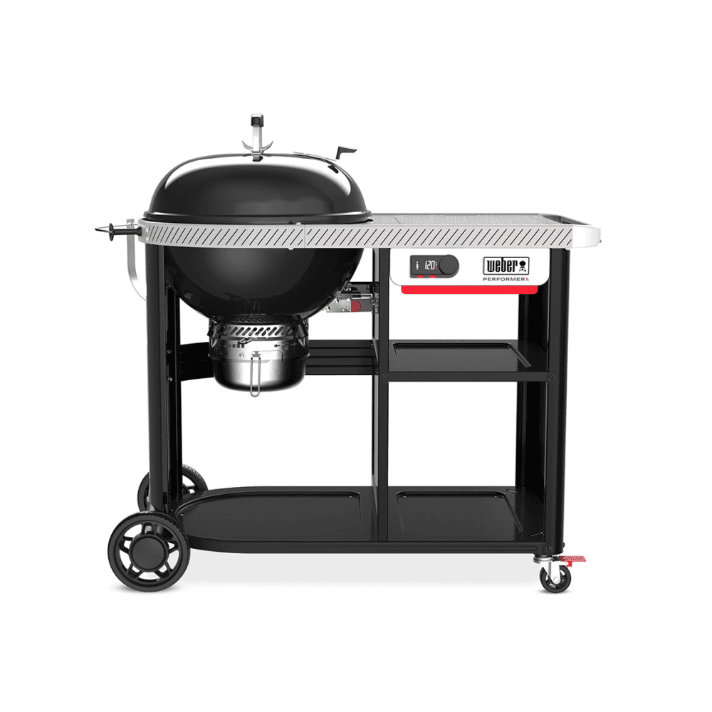 Performer Premium Smart Charcoal Barbecue, Black