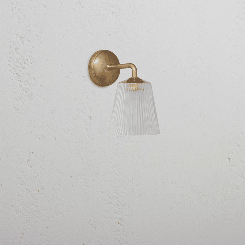 Richmond Flutted Glass Wall Light