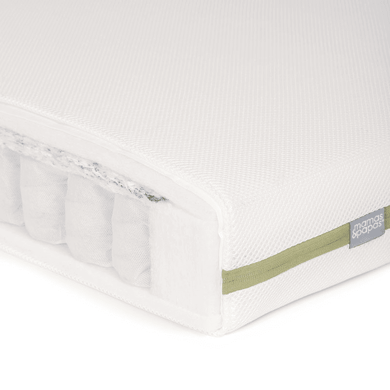 Premium Pocket Spring Cotbed Mattress, White