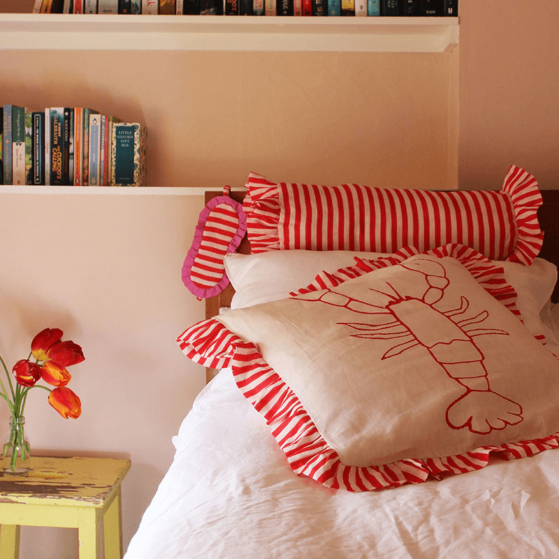 Stripe Bolster Cushion Cover