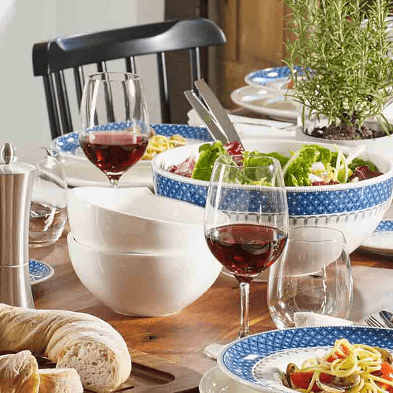 Purismo Set of 4 Red Wine Glasses, Clear