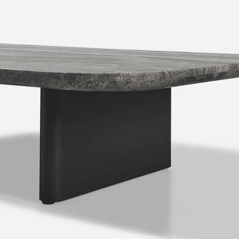 Caicos Coffee Table, Grey Marble