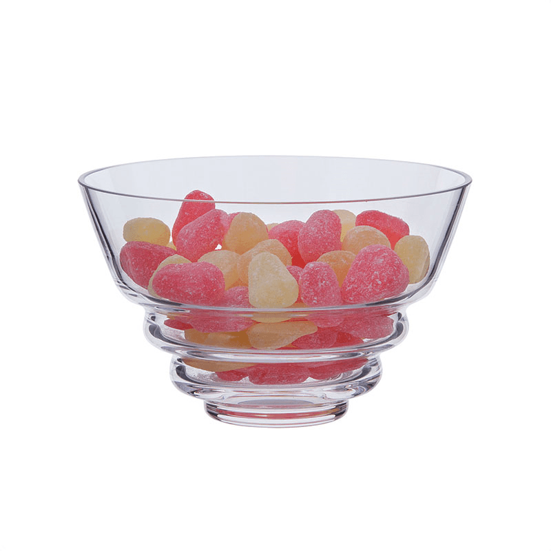 Wibble Set of 2 Bowls, Clear