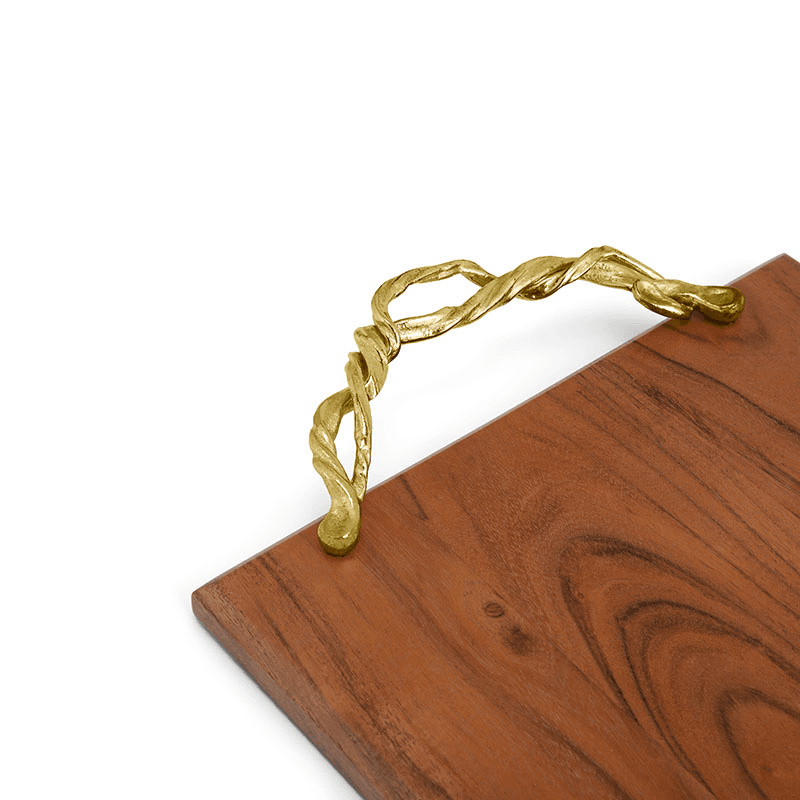 Wisteria Gold Bread Board, Gold