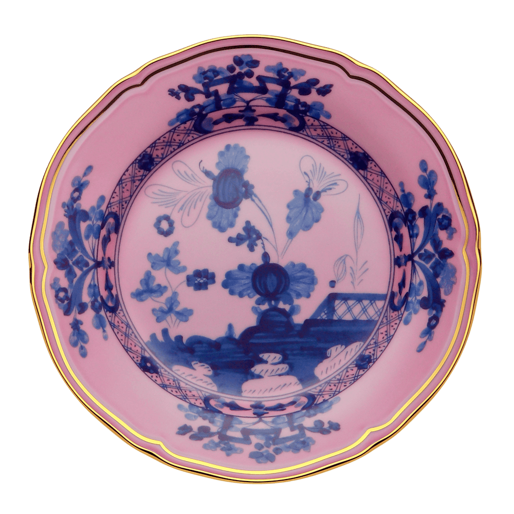 Oriente Italiano Bread plate, azalea