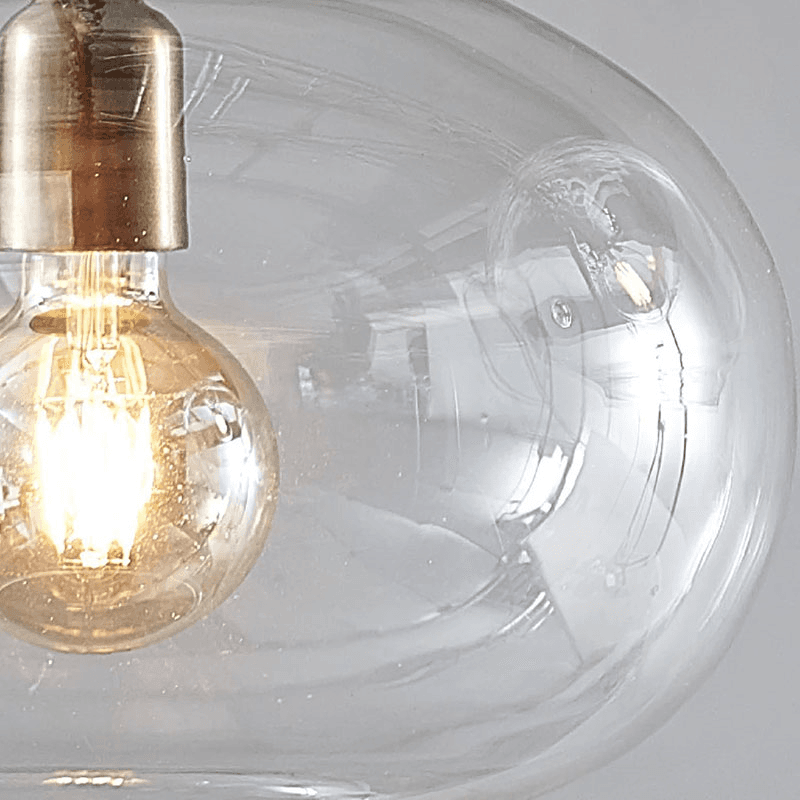 Otoro Recycled Glass Pendant, Clear