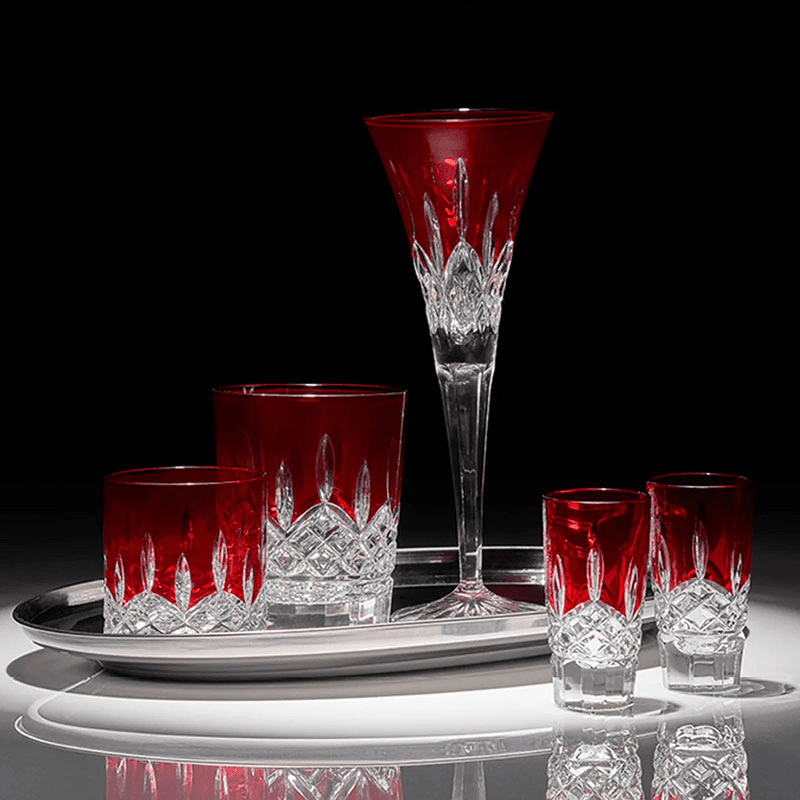 Lismore Set of 2 Tumblers, Red