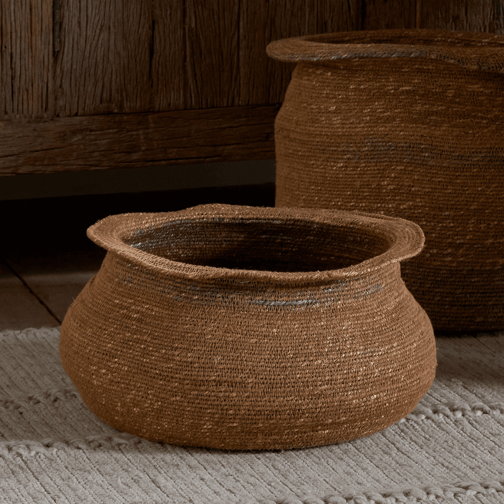 Rana Basket, Natural & Moss