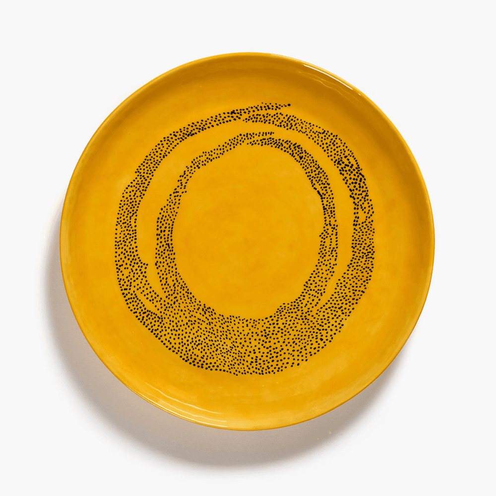 Ottolenghi Medium serving platter, Yellow And Black