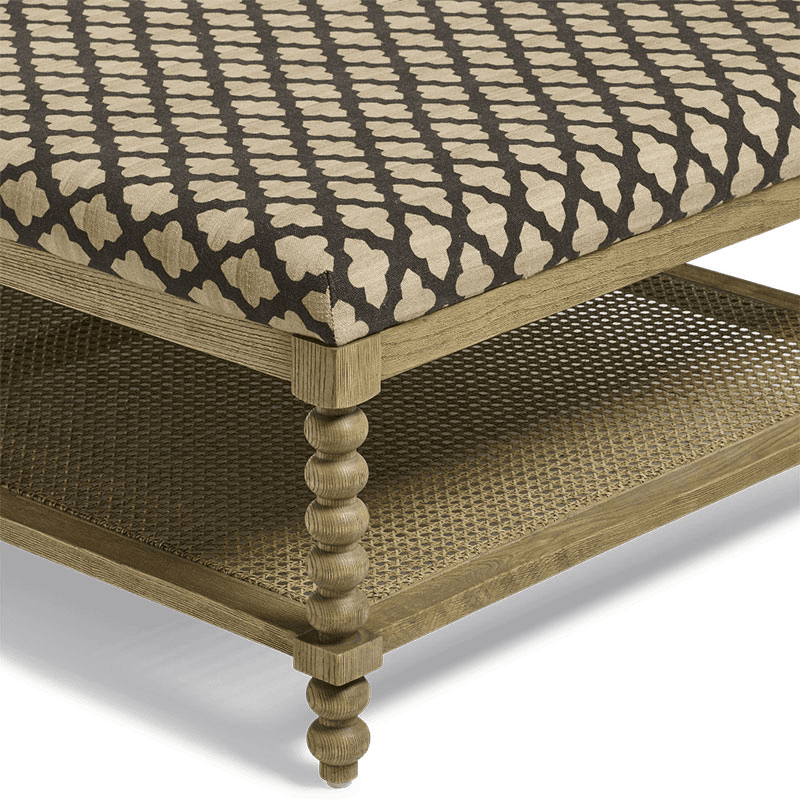 Gwendolen Coffee Table, Serigraph Black / Natural