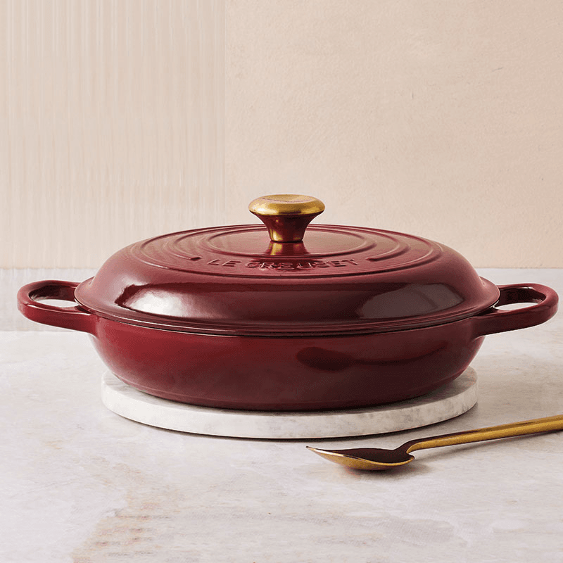 Signature Cast Iron Shallow Casserole