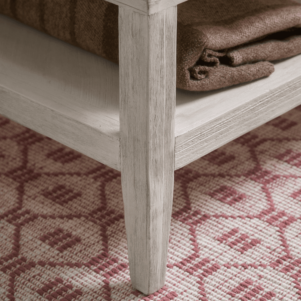 Tova Limewashed Coffee Table, Natural