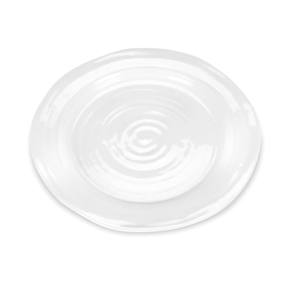 Ceramics Set of 4 tea plates, White