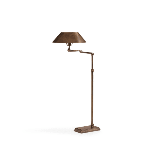 Image showing the Grisewood Task Floor Lamp, Antique Brass product.