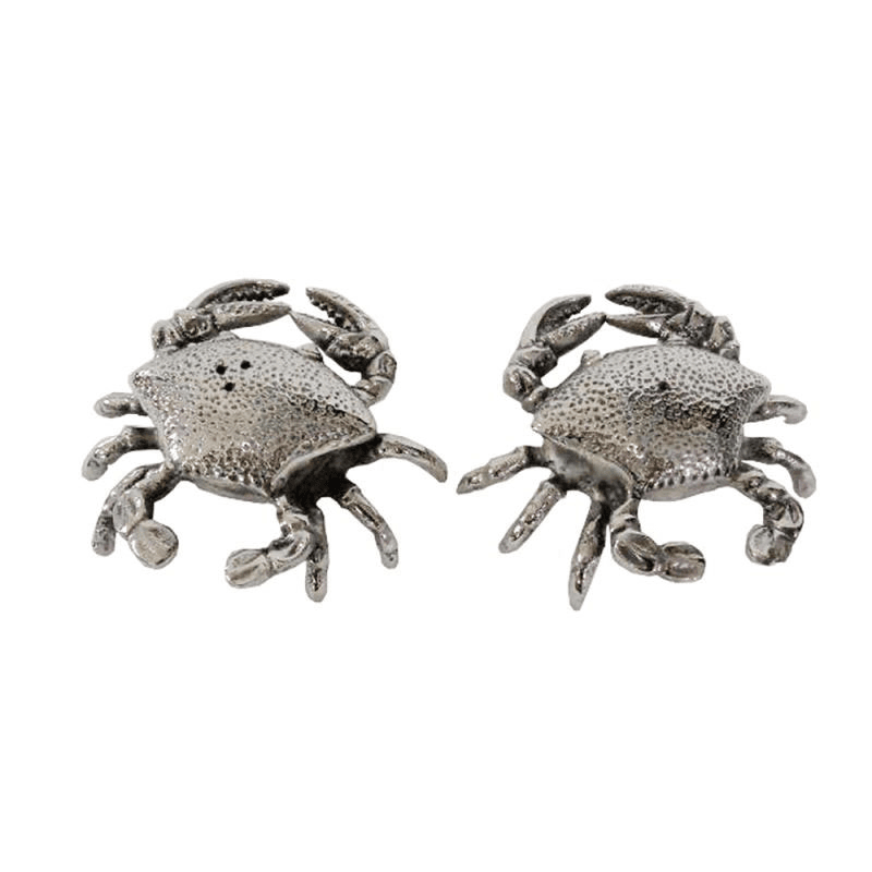 Crab Salt and Pepper Set, Silver
