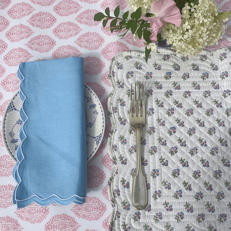 Scallop Set of 4 Napkins