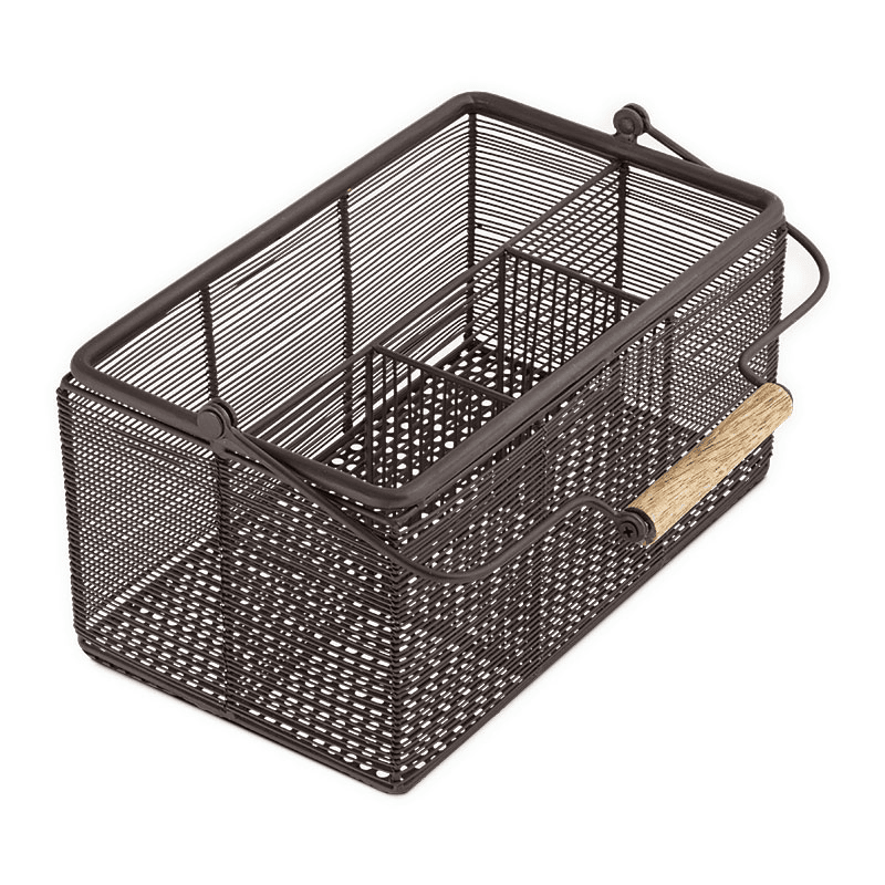 Inkollu Cutlery Holder, Aged Brass