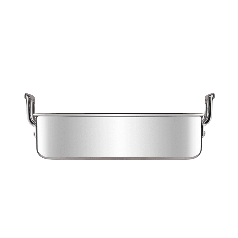 Classic 3-ply Square Roaster, Stainless Steel