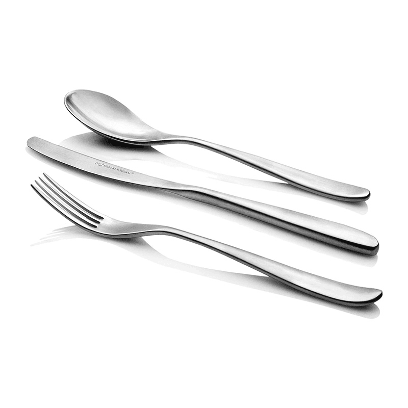 56 Piece Cutlery Set, Olive Satin