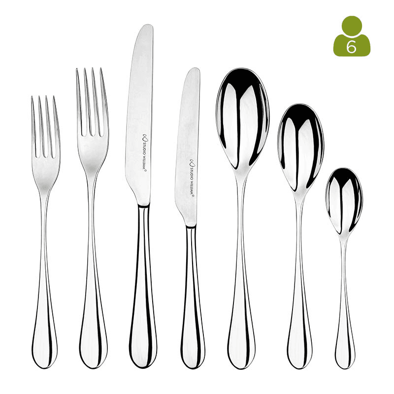 Mulberry 42 Piece Cutlery Set, Mirror