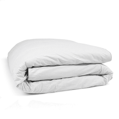 Image showing the Striped Percale Duvet Cover product.