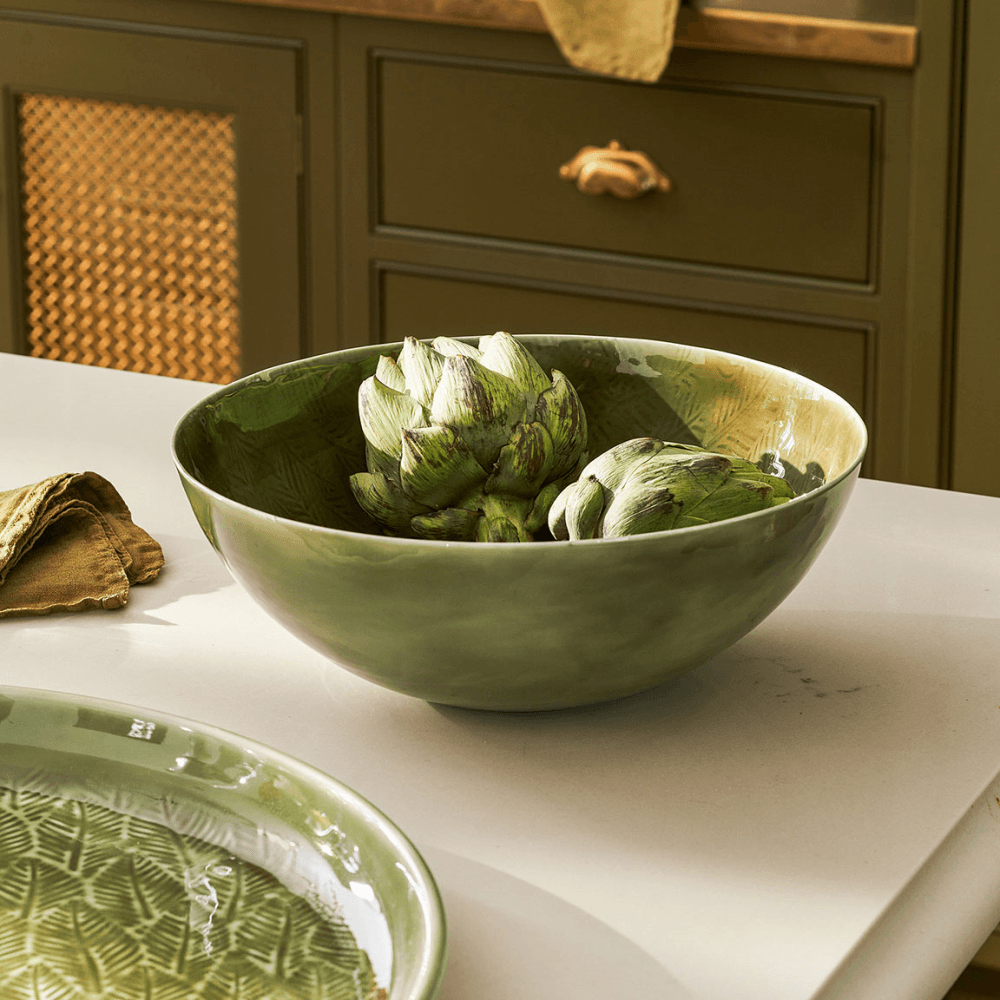 Alvescot Serving Bowl, Moss Green