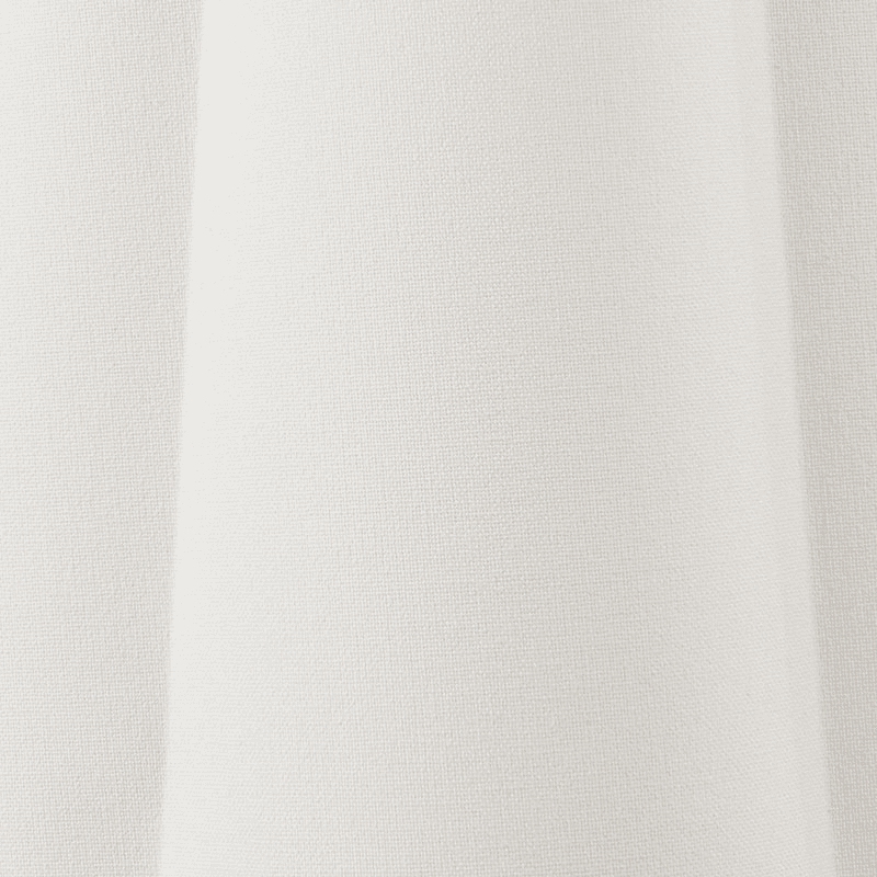 Posy Tapered Scalloped Shade, White