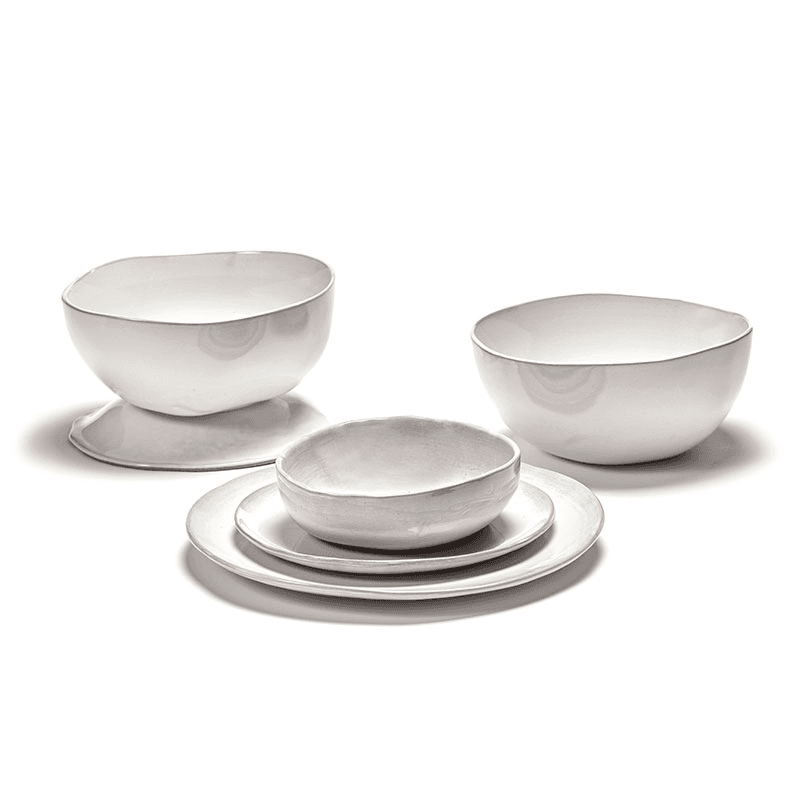La Mère by Marie Michielssen Set of 2 Bowls, Off White