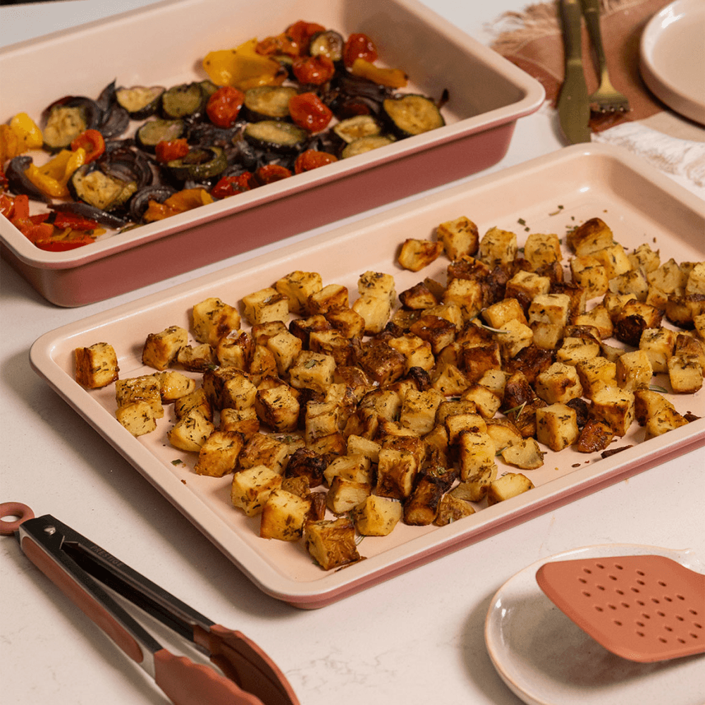 Ceramic 2 Piece Roast & Bake Set