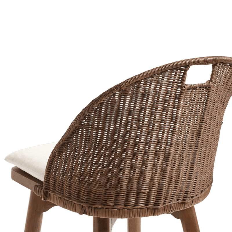 Panela Bar Stool, Chestnut
